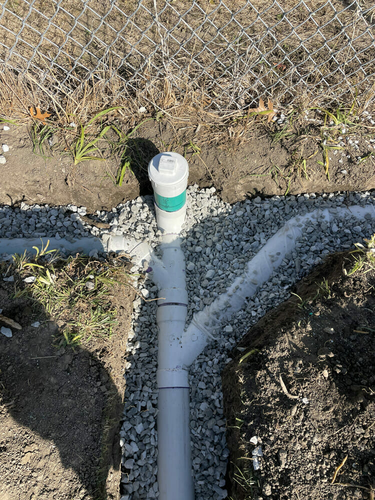 Drainage system in Tinley Park IL